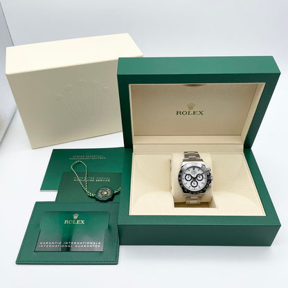 사전 소유 롤렉스 데이토나 116500LN 흰색 굴 팔찌 40mm
