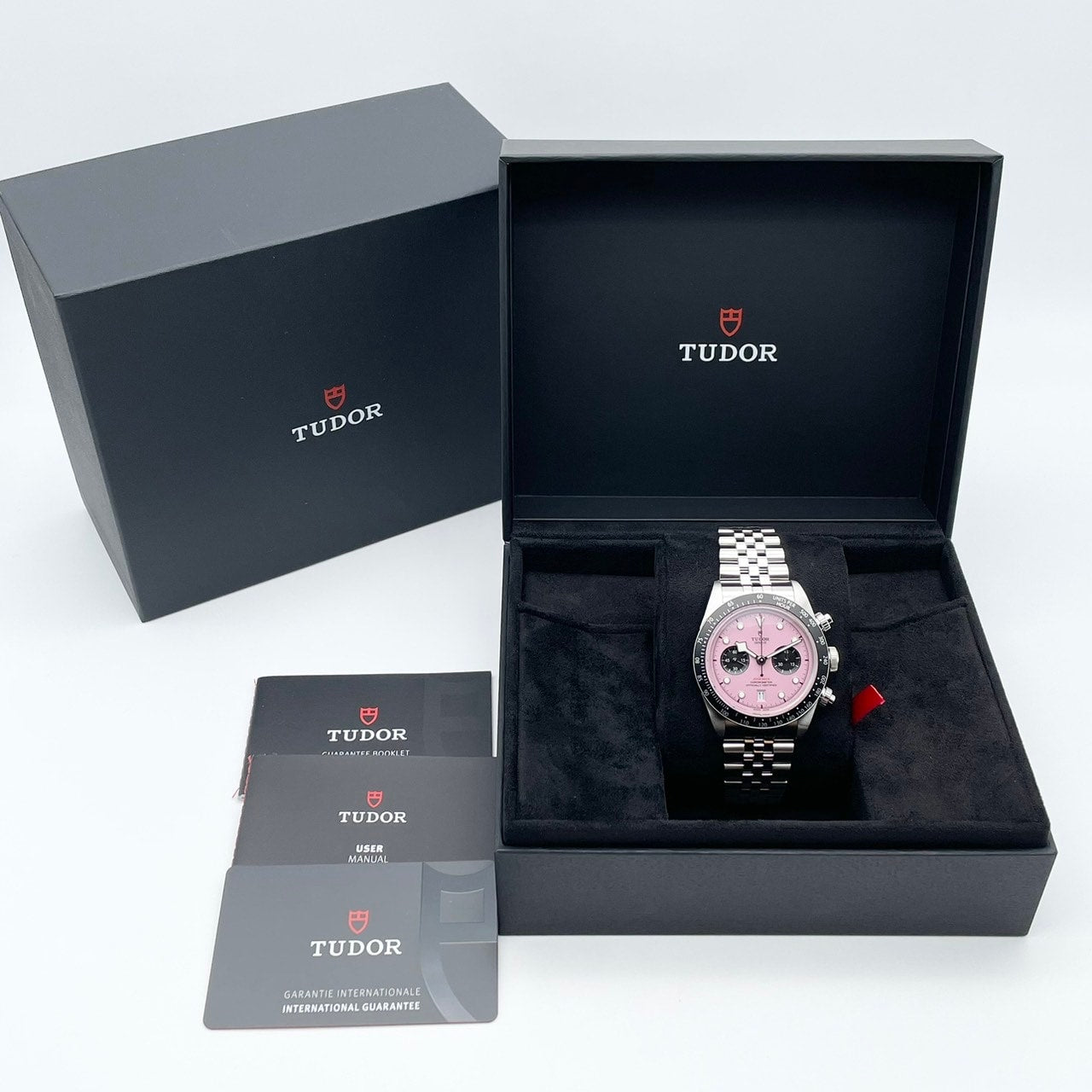 预先二成帝（都铎）黑湾Chrono Chrono Pink M79360N-0019 41mm