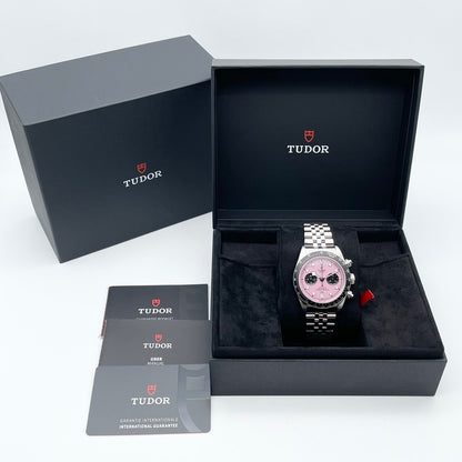 预先二成帝（都铎）黑湾Chrono Chrono Pink M79360N-0019 41mm