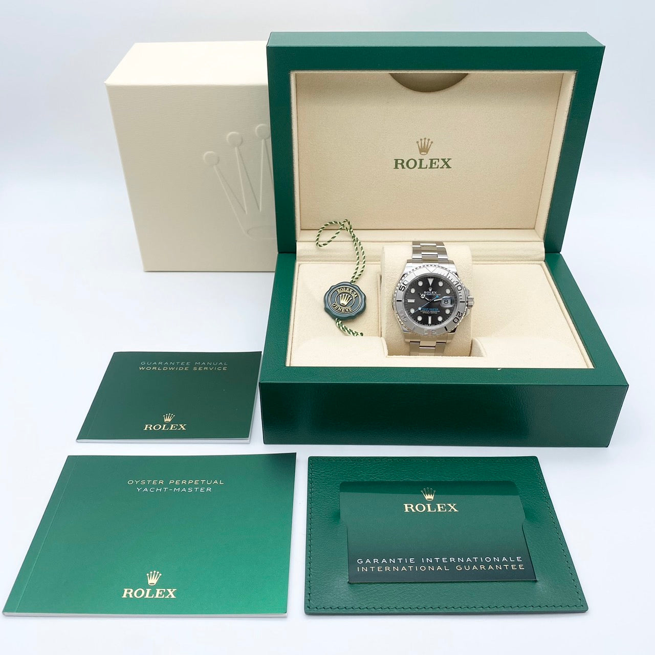 プレオウンド ヨットマスター 126622 オイスターブレスレット スレート（ダークロジウム） 40mm