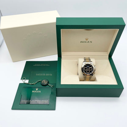 롤렉스 데이토나 126503 블랙 스테인레스 스틸 + 골드 굴 팔찌 40mm