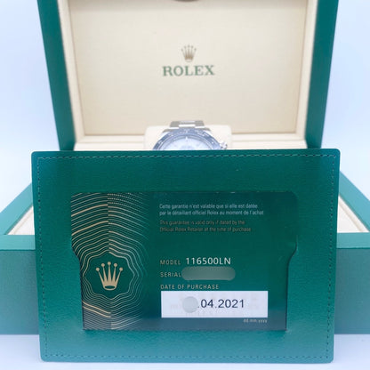 プレオウンド ロレックス デイトナ 116500LN ホワイト オイスターブレス 40mm