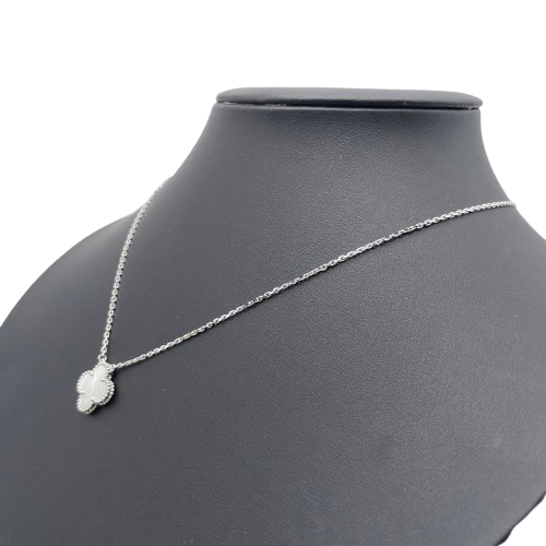 사전 소유 Van Cleef & Arpels Vintage Alhambra Necklace VCARF48700 진주 화이트 골드의 어머니
