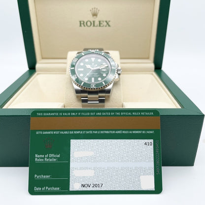 Pre-Owned Rolex Submariner Date 116610LV Oyster Bracelet 40mm