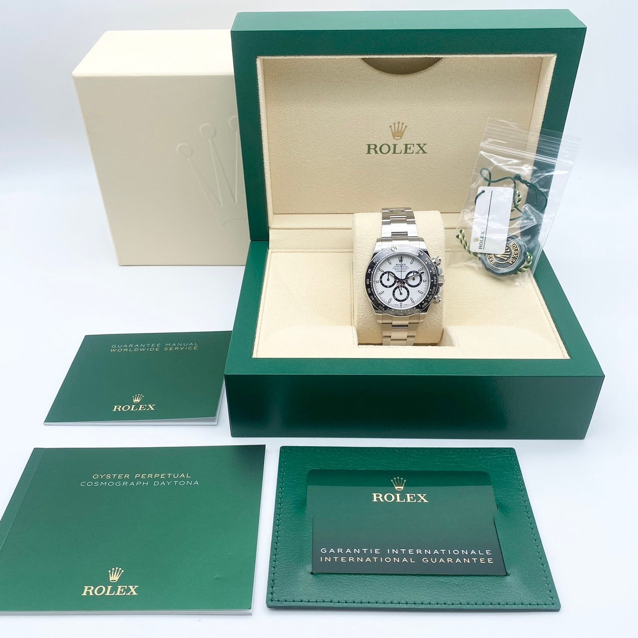 사전 소유 롤렉스 데이토나 126500ln 화이트 40mm