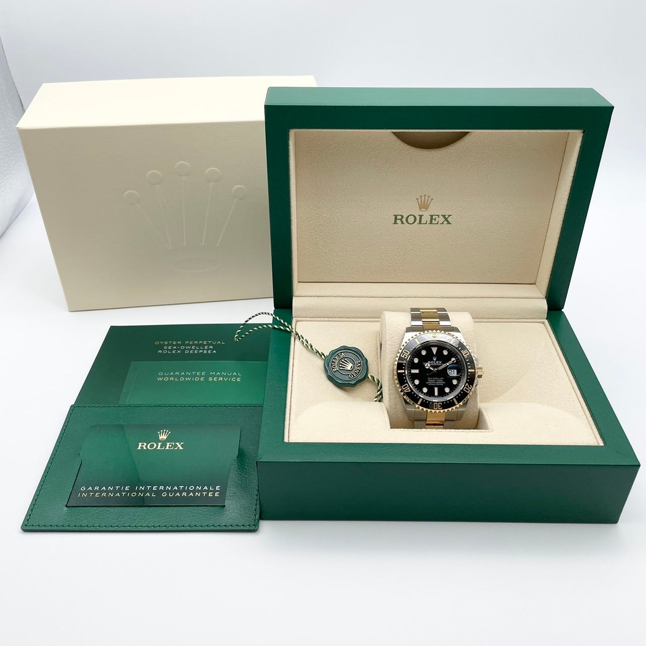 사전 소유 롤렉스 바다 거주자 126603 블랙 43mm