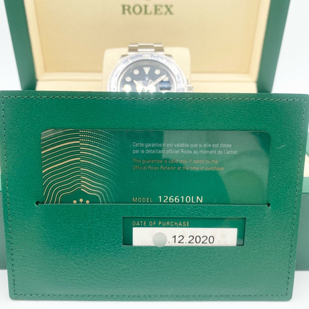 [일부 일반 보호 스티커 포함] 롤렉스 서브 마리너 날짜 126610LN 검은 색 41mm