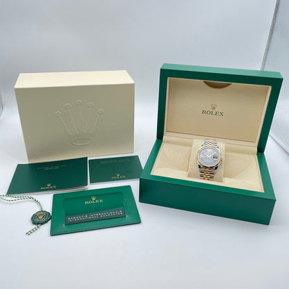 Pre-Owned Rolex Datejust 126233 Slate Stainless Steel + Yellow Gold Jubilee Bracelet 36mm