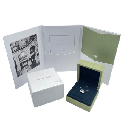 Van Cleef Arpels Frivol 목걸이 VCARP0J400 실버 화이트 골드