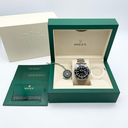 사전 소유의 롤렉스 바다 거주자 126600 블랙 굴 팔찌 43mm