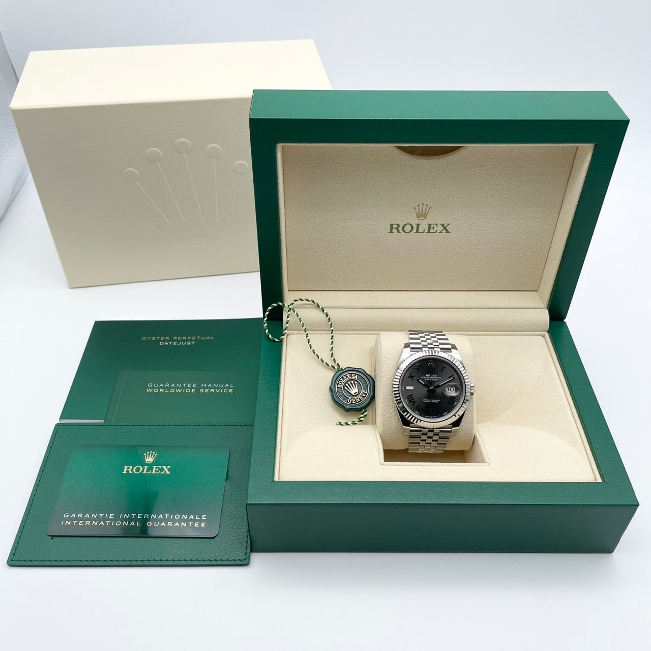 プレオウンド ロレックス デイトジャスト 126334 ミントグリーン オイスターブレス 41mm