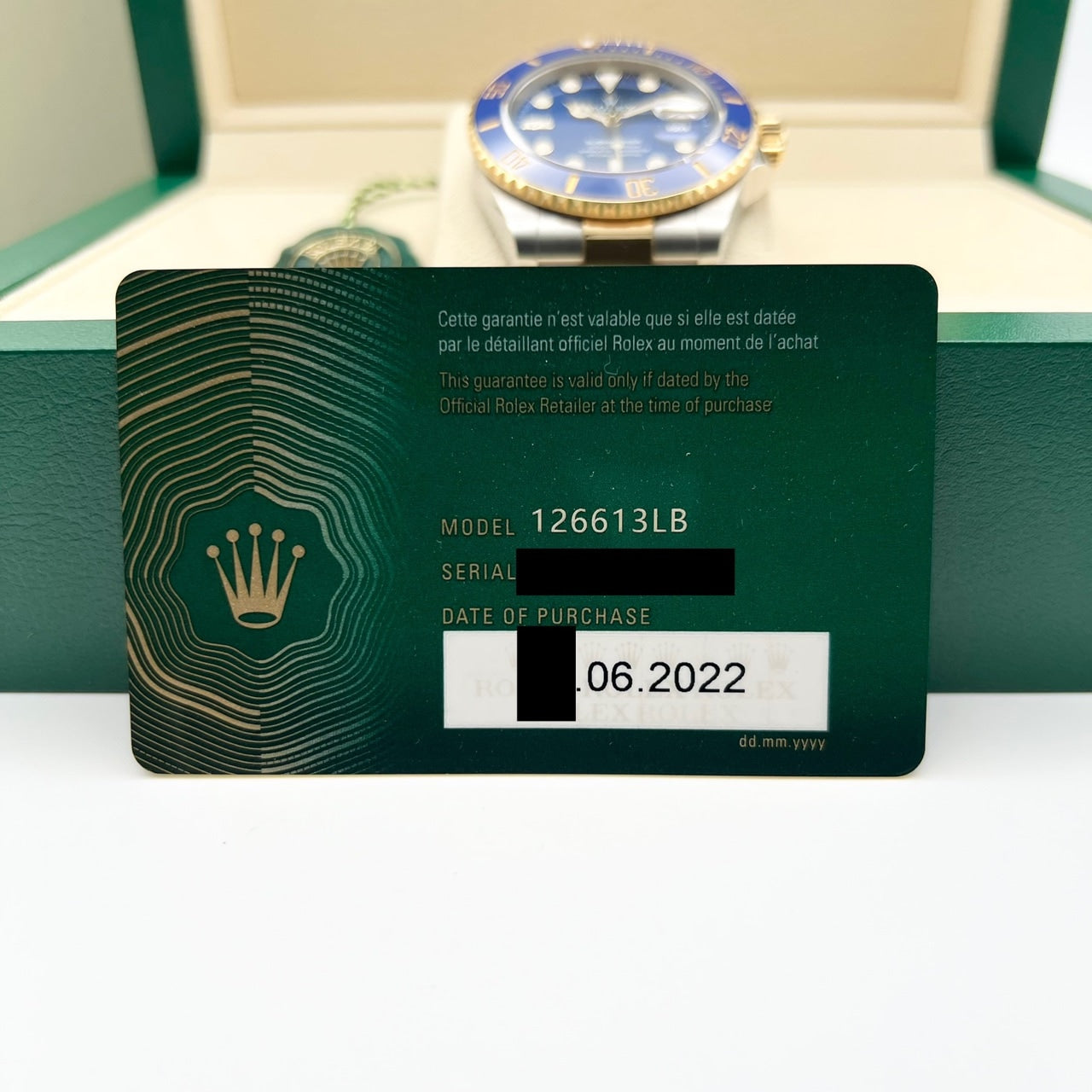 Rolex Submariner Date 126613LB Royal Blue 41mm