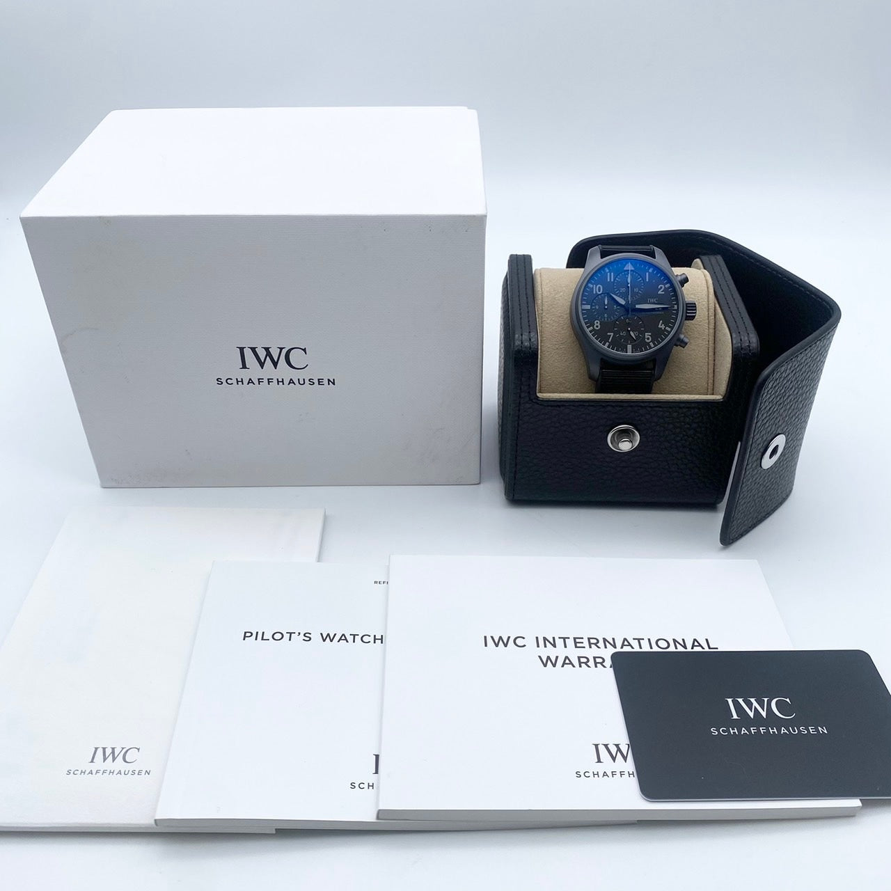 Pre-Owned IWC Pilot Watch Chronograph 41 Top Gun Ceratanium IW388106
