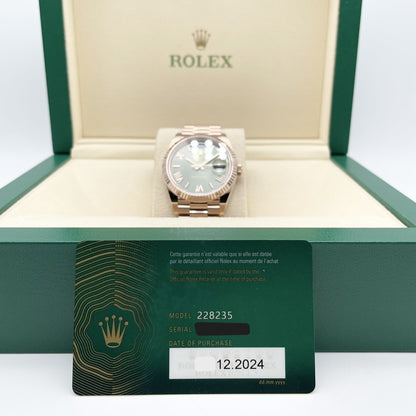 ロレックス デイデイト 228235 オリーブグリーン 40mm