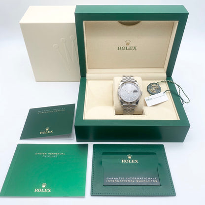 プレオウンド 【保護シール付き】ロレックス デイトジャスト 126334 スレートジュビリーブレスレット 41mm