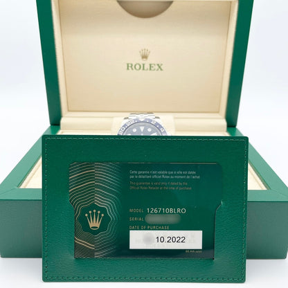 롤렉스 GMT 마스터 II 126710Blro Pepsi Jubilee 팔찌 40mm