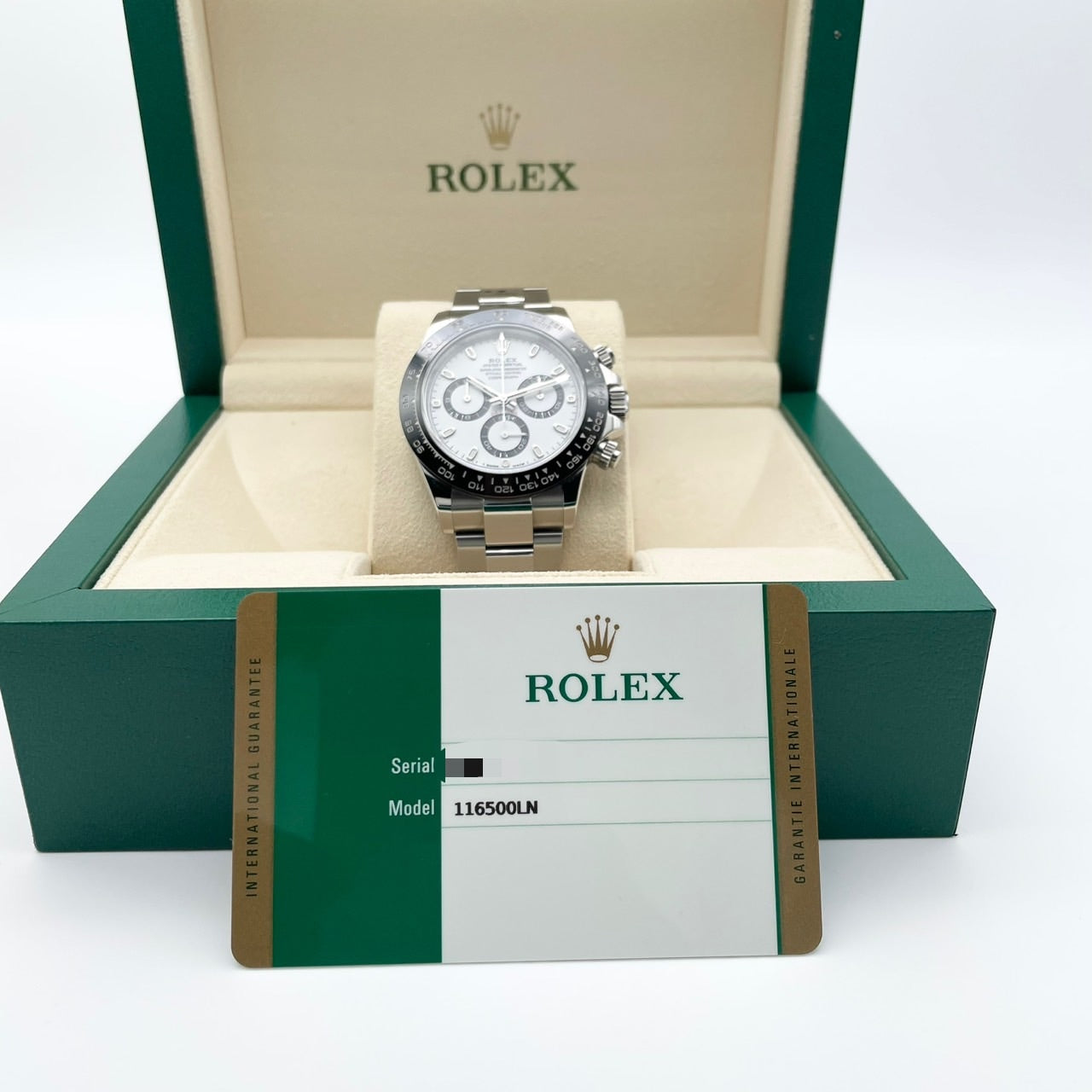ロレックス デイトナ 116500LN ホワイト オイスターブレスレット 40mm