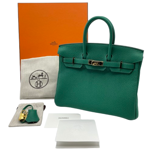 Hermes Birkin 25 Veer Veronne Togo Gold Hardware w 새로워