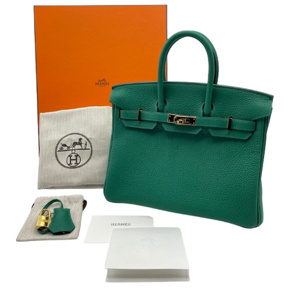 Hermes Birkin 25 Veer Veronne Togo Gold Hardware w 새로워