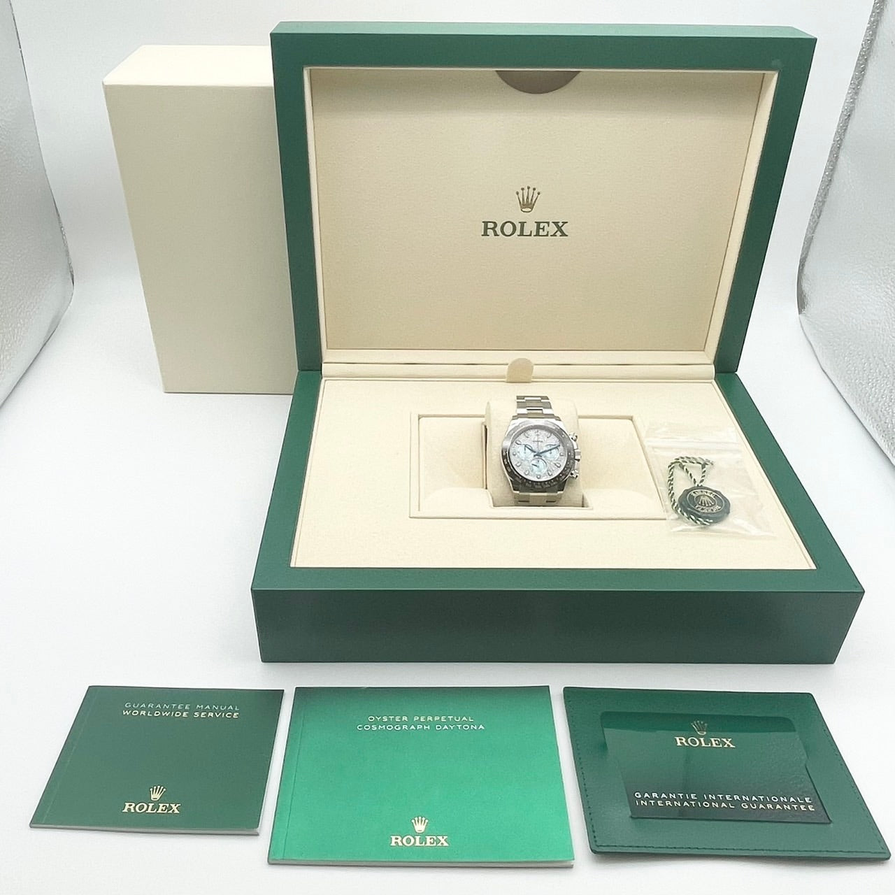 プレオウンド ロレックス デイトナ 116506 アイスブルー パヴェダイヤ プラチナ 40mm