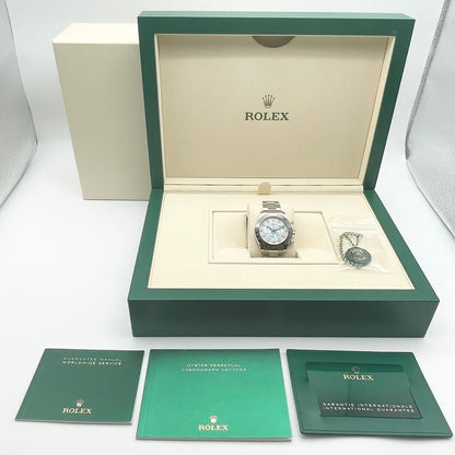 プレオウンド ロレックス デイトナ 116506 アイスブルー パヴェダイヤ プラチナ 40mm
