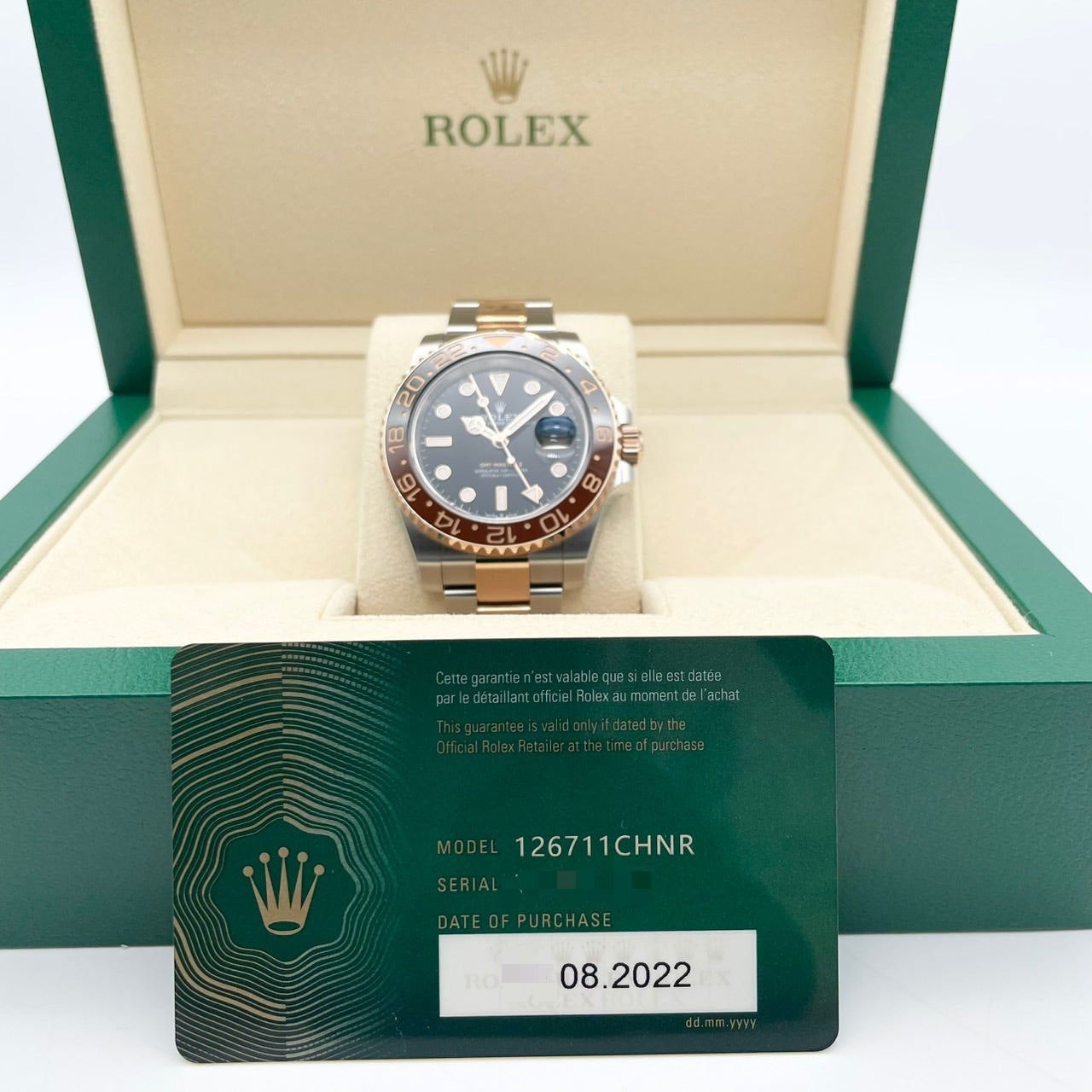 プレオウンド ロレックス GMTマスターII 126711CHNR ブラック 40mm