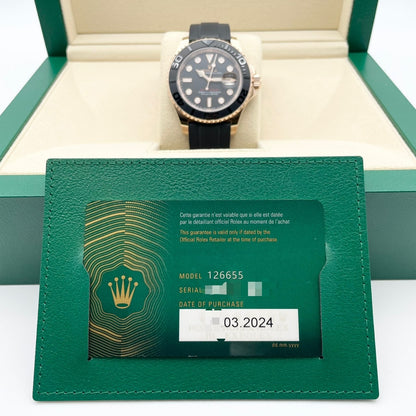 プレオウンド ロレックス ヨットマスター 126655 ブラック 40mm