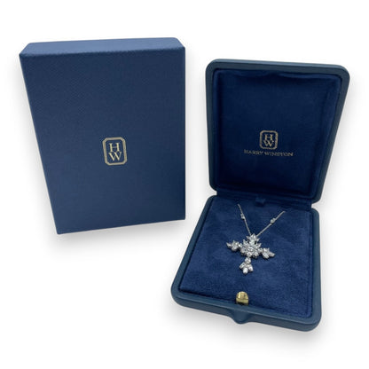 プレオウンドハリーウィンストン マーキー・クロス・ペンダント PEDPRESMMQ シルバー ダイヤモンド プラチナ