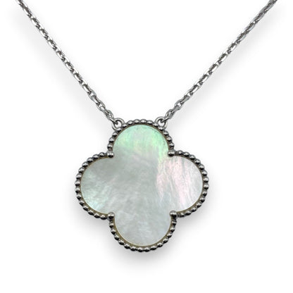 プレオウンドヴァンクリーフ＆アーペル マジックアルハンブラ ペンダント VCARN32200 マザーオブパール ホワイトゴールド