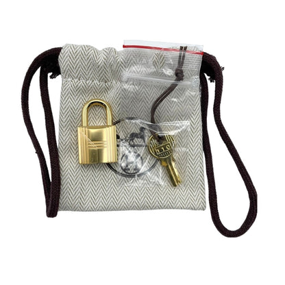 Pre-Owned Hermes Picotin Lock Touch PM Gold Torillon Clemence Gold Hardware Y Engraved