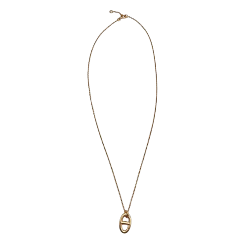 Hermes Chaine d'Ancre Farandoule 项链 PM 粉红金