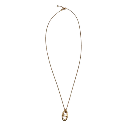 Hermes Chaine d'Ancre Farandoule 项链 PM 粉红金