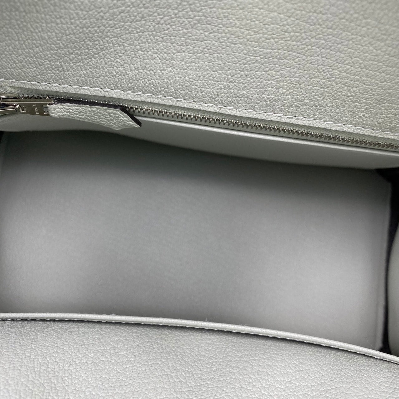 Hermes Birkin 25 Grineve Togo Silver Fittings B 새겨 져 있습니다