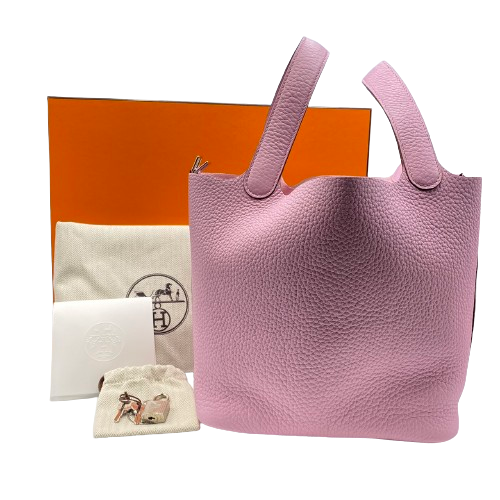 [現金特價]愛馬仕皮皮蛋白鎖MM Maubesilvestle Torillon Clemence Silver Fittings Z刻