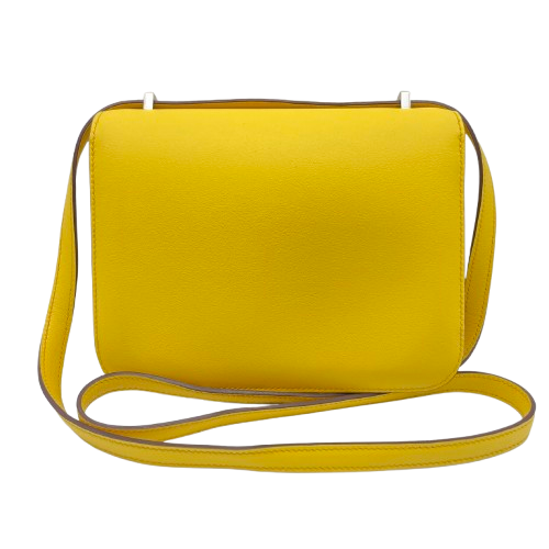 [현금 특별 가격] Hermes Constance Mini 18 거울을 가진 거울 Sun Swift Silver Metal Fittings B 새겨 져