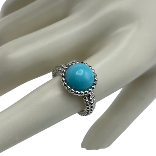 [較低的價格] van Cleef＆arpels perle kleur ring vcarp4dq00尺寸14 18k白金