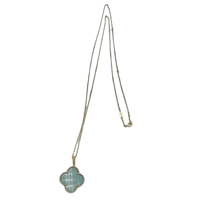 Pre-Owned [List price or less] Van Cleef & Arpels Magic Alhambra Long Necklace 1 Motif VCAR03MG00 18K Yellow Gold Malachite