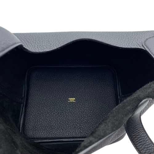 プレオウンド エルメス ピコタンロック MM ノワール トリヨンクレマンス ゴールド金具 B刻印
