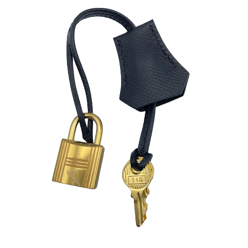 Hermes Birkin 25 Noir Epson Gold Hardware B가 새겨 져 있습니다