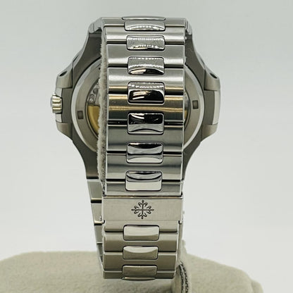Pre-Owned Patek Philippe Nautilus 5711/1A?010 Stainless Steel Black Blue 2018