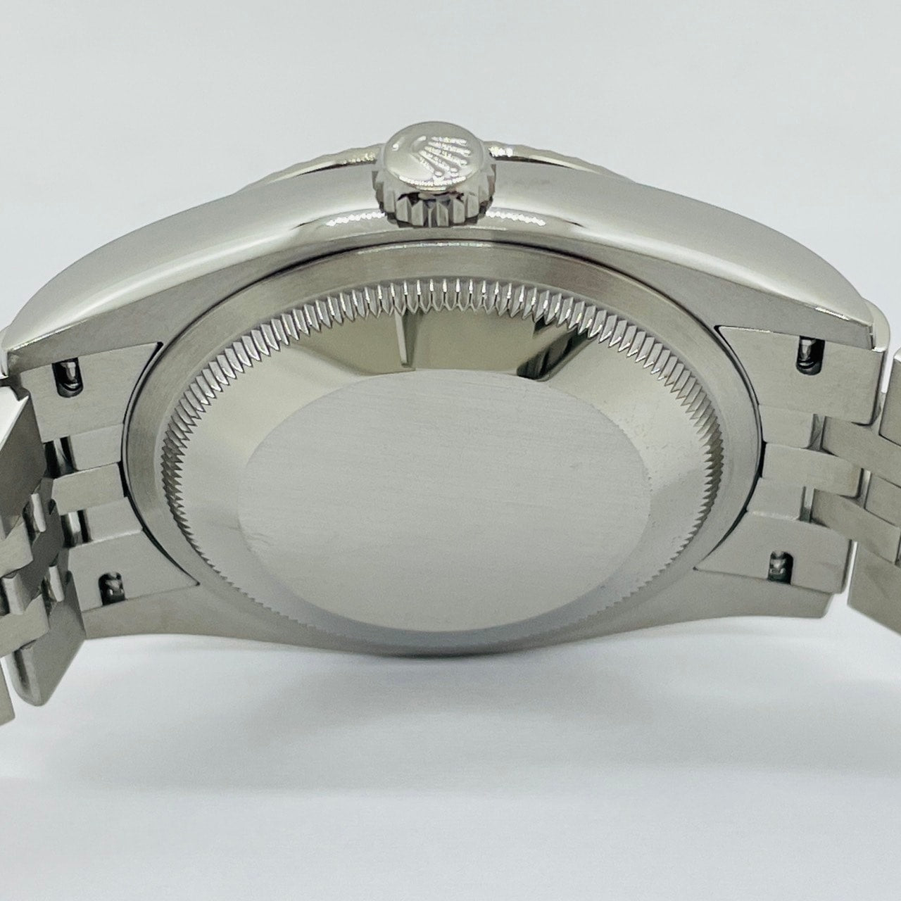 Pre-Owned Rolex Datejust 126234G Fluted Motif Bright Blue