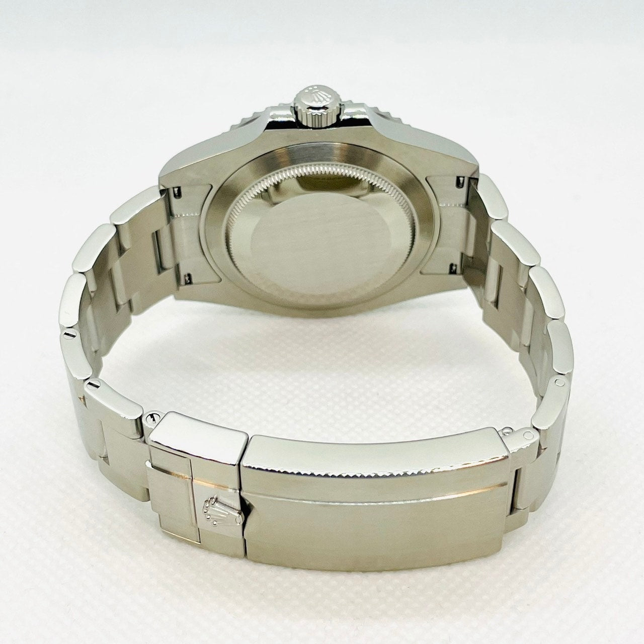 Pre-Owned Rolex Submariner Date 126610LV Oyster Bracelet Black Green