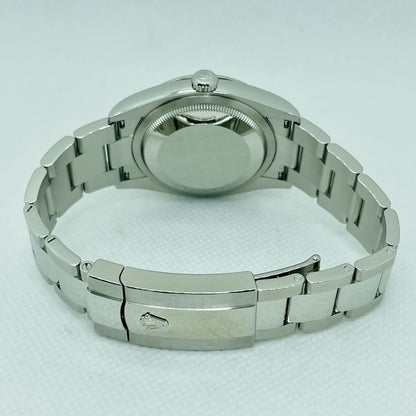 사전 소유의 롤렉스 데이트 주목 126234 슬레이트 로마 굴 팔찌 36mm