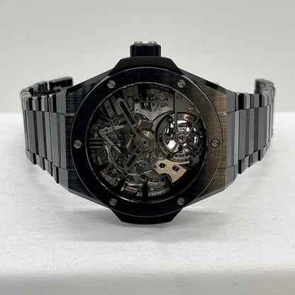 プレオウンド ウブロ ビッグ・バン インテグレーテッド カテドラル 458.CX.1170.CX.YOS ミニッツリピーター トゥールビヨン ブラックセラミック 43mm