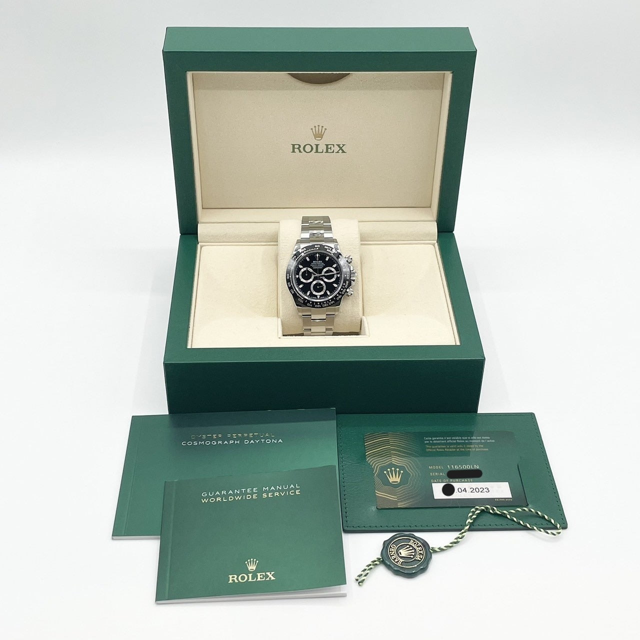 [新薪水2023年4月]勞力士Daytona 116500LN牡蠣手鍊黑色40mm