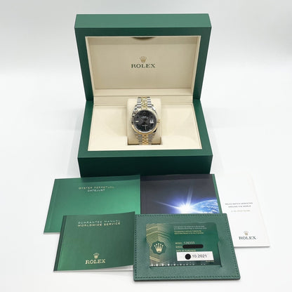 プレオウンド ロレックス デイトジャスト 126333 スレートローマ ジュビリーブレス 41mm