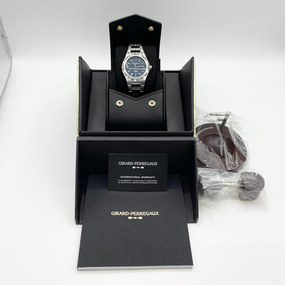 二手Girard Perregaux Lorraart 81010-11-431-11A蓝色42mm