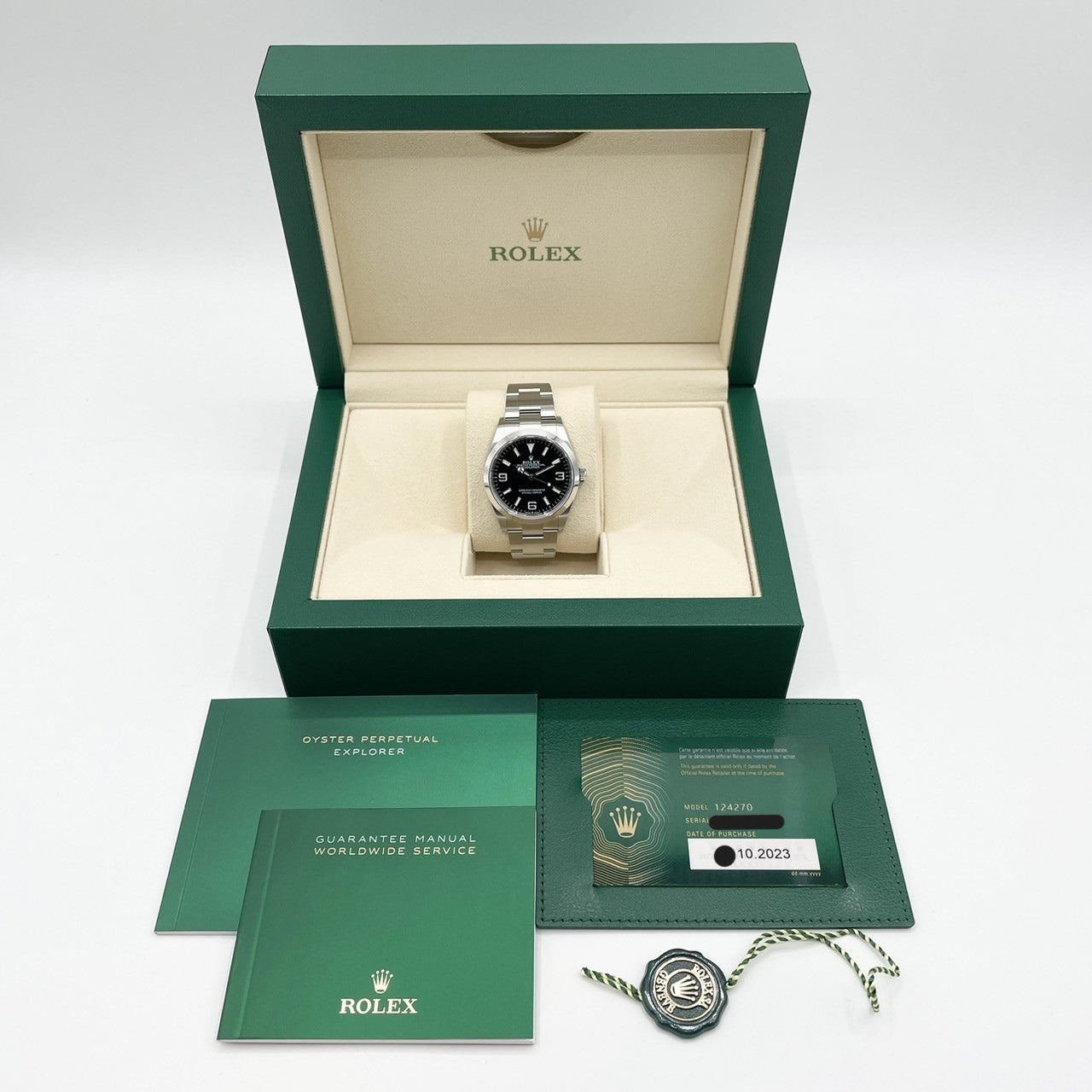 사전 소유 롤렉스 탐색기 I 124270 블랙 36mm