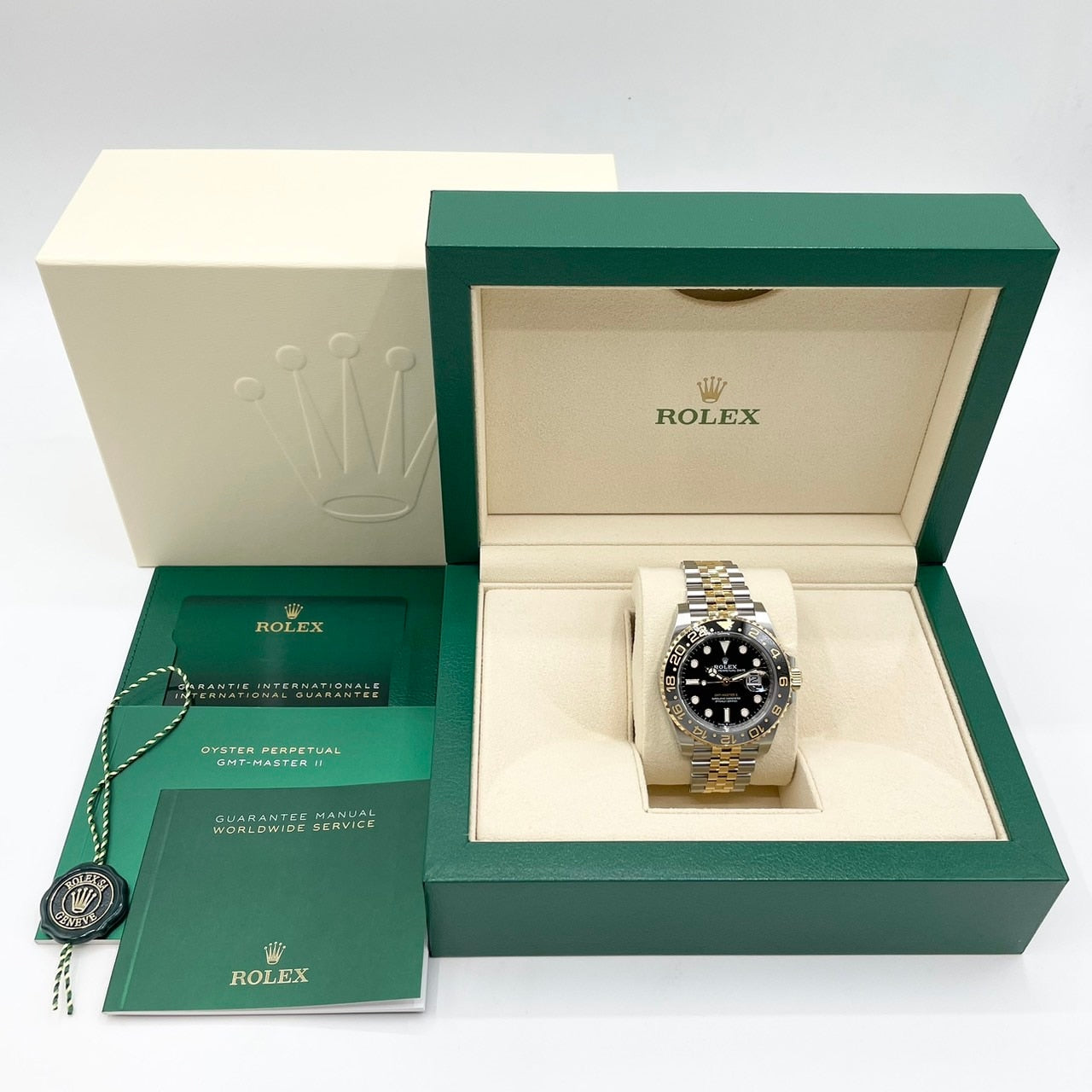 Pre-Owned [New 2023] Rolex GMT Master II 126713GRNR Black 40mm