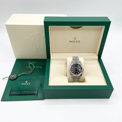 プレオウンド ロレックス デイトジャスト 126334 スレートジュビリーブレスレット 41mm